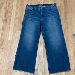 Kut from the Kloth Dark Blue Wide Leg Jeans